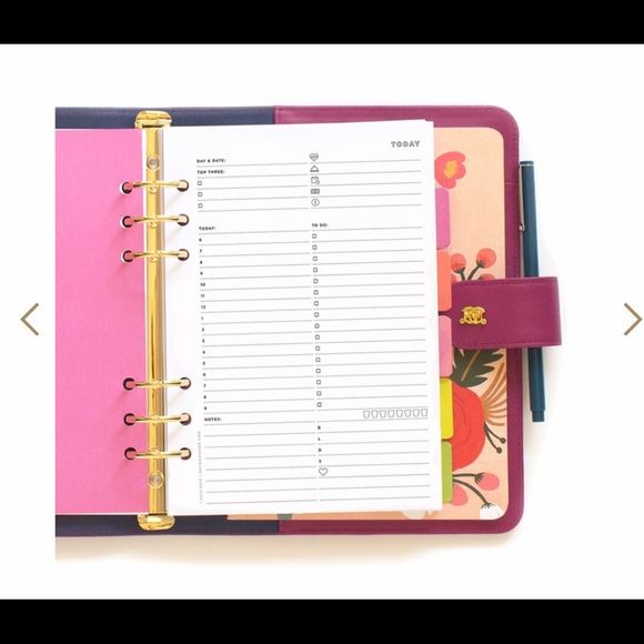 A5 6 ringed real leather planner ** BRAND NEW** - Picture 4 of 4